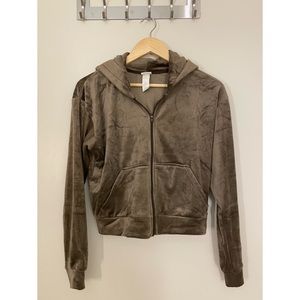 H&M Velour Hoodie